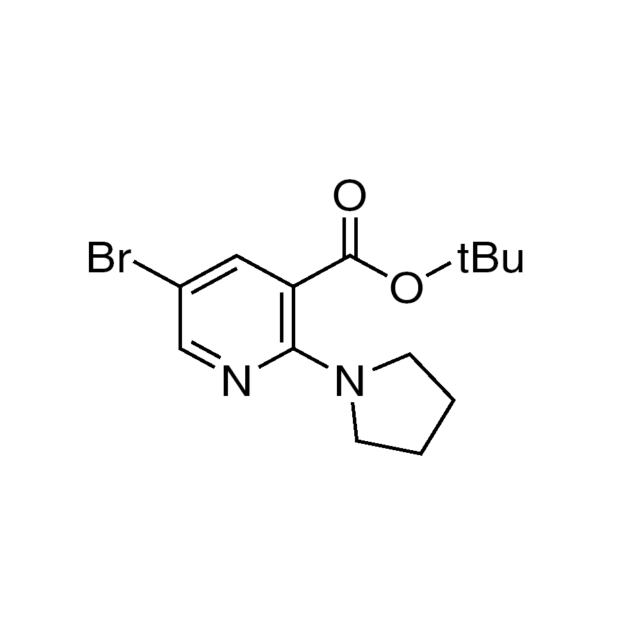 5-Bromo-2-pyrrolidin-1-yl-nicotinic acid tert-butyl ester, 95%