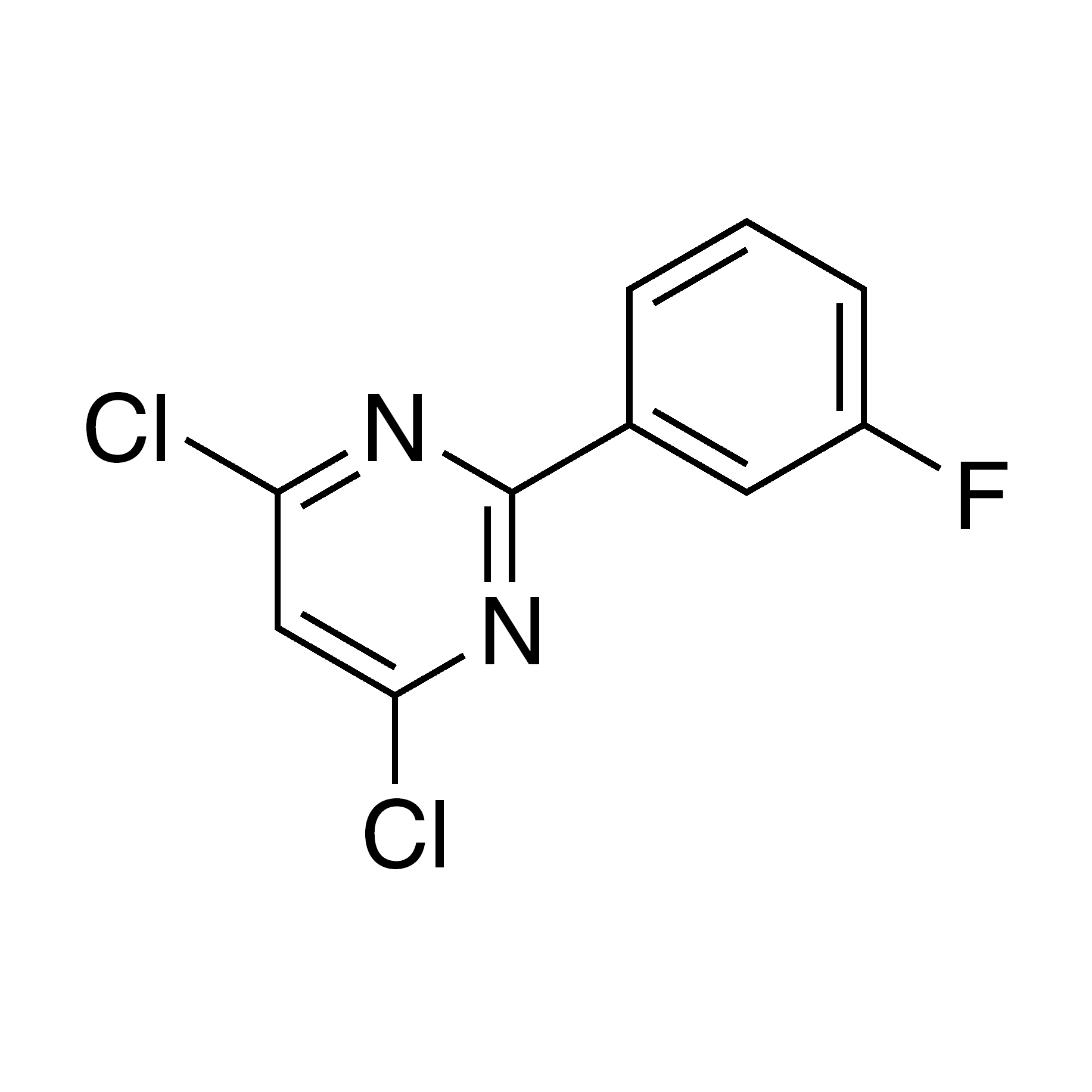 4,6-Dichloro-2-(3-fluorophenyl)pyrimidine, 95%