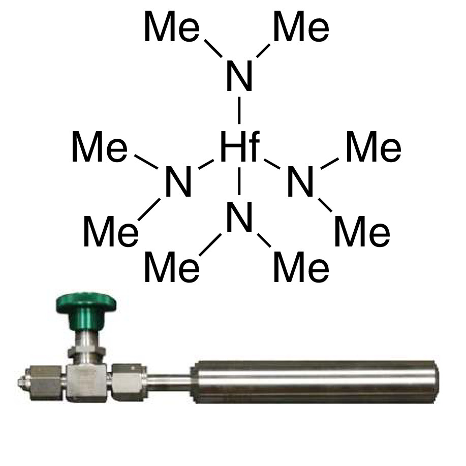 Tetrakis(dimethylamino)hafnium, 98+% (99.99+%-Hf, <0.2%-Zr) TDMAH, PURATREM, 72-8000, contained in 50ml Swagelok® cylinder (96-1071) for CVD/ALD