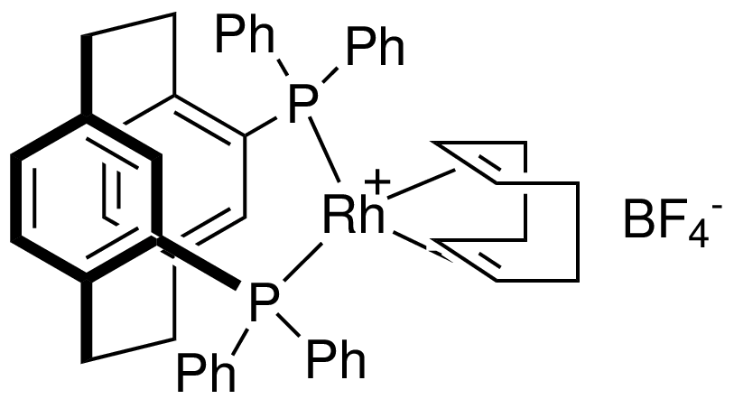 (S)-(+)-4,12-Bis(diphenylphosphino)[2.2]paracyclophane(1,5-cyclooctadiene)rhodium(I) tetrafluoroborate, min. 97%