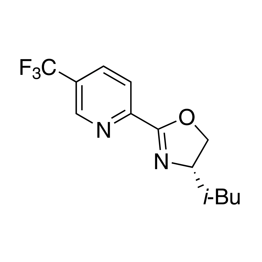 2-[(4S)-4-Isobutyl-4,5-dihydro-2-oxazolyl]-5-(trifluoromethyl)pyridine, 98%, (99% ee)