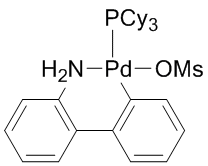 Methanesulfonato(tricyclohexylphosphine)(2'-amino-1,1'-biphenyl-2-yl)palladium(II) dichloromethane adduct,  min. 98% [PCy3 Palladacycle Gen. 3]