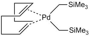 Bis[(trimethylsilyl)methyl](1,5-cyclooctadiene)palladium(II), 98%