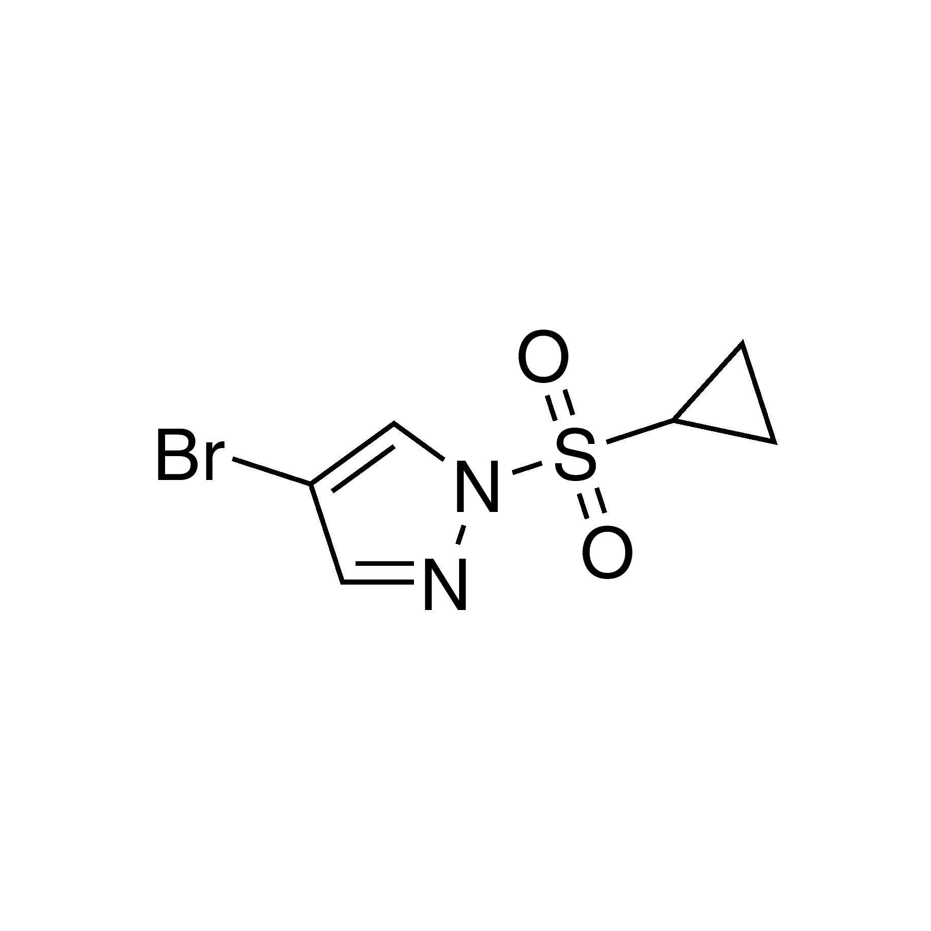 4-Bromo-1-cyclopropanesulfonyl-1H-pyrazole, 95%