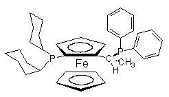 (R)-(-)-1-[(S)-2-(Dicyclo­hexylphosphino)ferrocenyl]ethyldi­phenylphosphine, min. 97%