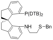 (R)-(+)-7-[N-(2-Benzylthio)ethylamino]-7'-[bis(3,5-di-t-butylphenyl)phosphino]-2,2',3,3'-tetrahydro-1,1'-spirobindane, 97+% (>99% ee) [(R)-DTB-SpiroSAP-Bn]