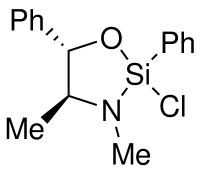 (4S,5S)-2-Chloro-3,4-dimethyl-2,5-diphenyl-1-oxa-3-aza-2-silacyclo­pentane, min. 98% (~2:1 mixture of diastereomers)