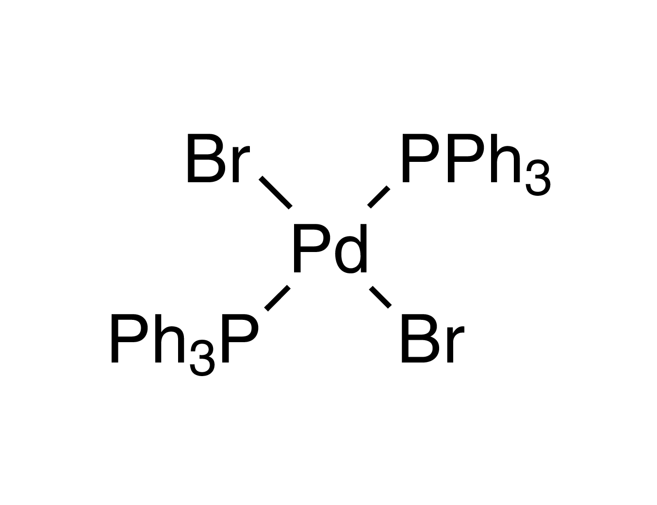 trans-Dibromobis(triphenylphosphine)palladium(II), 99%