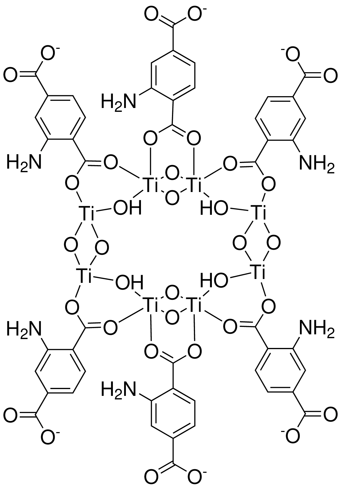 Hexakis[μ-(2-amino-1,4-benzenedicarboxylato)][tetra-μ-hydroxyocta-μ-oxooctatitanium], NH2-MIL-125(Ti), AYRSORB™ T125