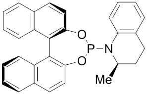 (2R)-1-(11bR)-(Dinaphtho[2,1-d:1',2'-f][1,3,2]dioxaphosphepin-4-yl)-2-methyl-1,2,3,4-tetrahydroquinoline, 98%