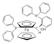 (S)-(-)-[(S)-2-Diphenyl­phosphinoferrocenyl][2-diphenylphosphino­phenyl]methanol, min. 97%