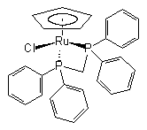 Chloro(cyclopentadienyl)[bis(di­phenylphosphino)methane]ruthenium(II), min. 97%