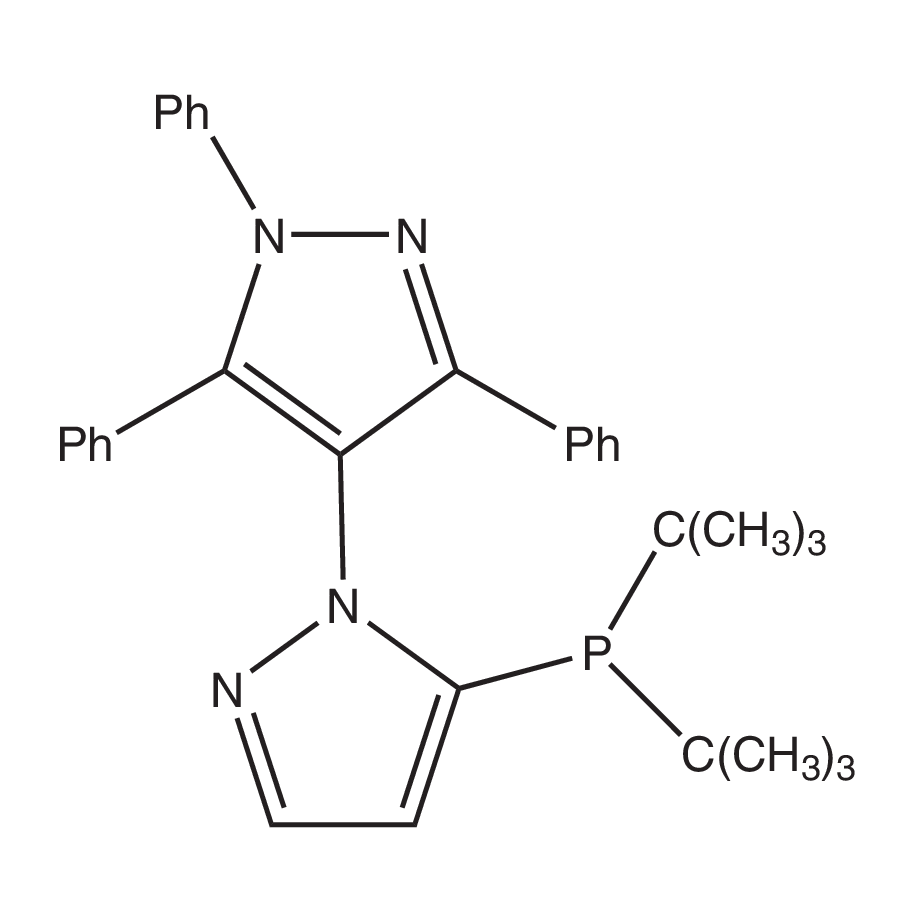 5-(Di-t-butylphosphino)-1',3',5'-triphenyl-1,4'-bi-1H-pyrazole, min. 97% t-Bu-BippyPhos