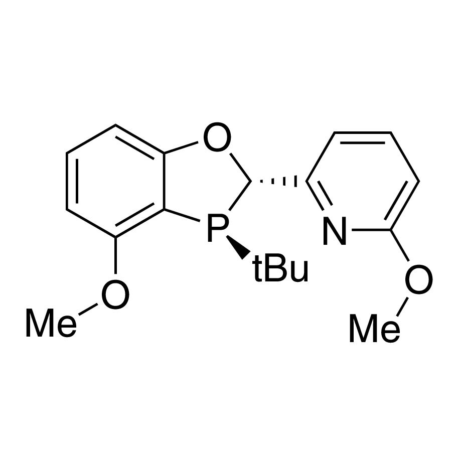 2-((2S,3S)-3-(tert-Butyl)-4-methoxy-2,3-dihydrobenzo[d][1,3]oxaphosphol-2-yl)-6-methoxypyridine, 95% (>99% ee) (2S,3S)-MeO-BoQPhos
