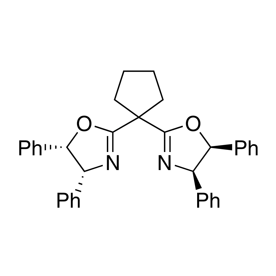 (4R,4'R,5S,5'S)-2,2'-Cyclopentylidenebis[4,5-dihydro-4,5-diphenyloxazole], 98%, (99% ee)
