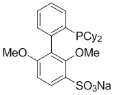 2'-Dicyclohexylphosphino-2,6-dimethoxy-3-sulfonato-1,1'-biphenyl hydrate sodium salt (water soluble SPhos), min. 98%