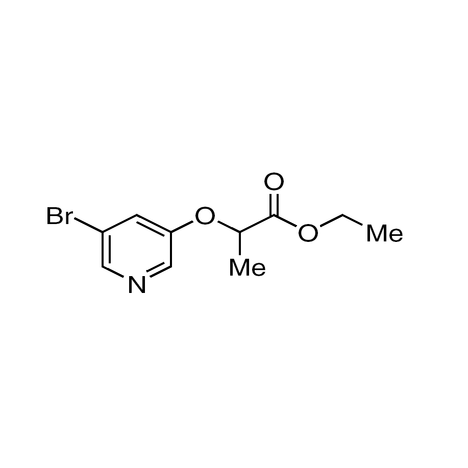 Ethyl 2-[(5-bromopyridin-3-yl)oxy]propanoate, 95%