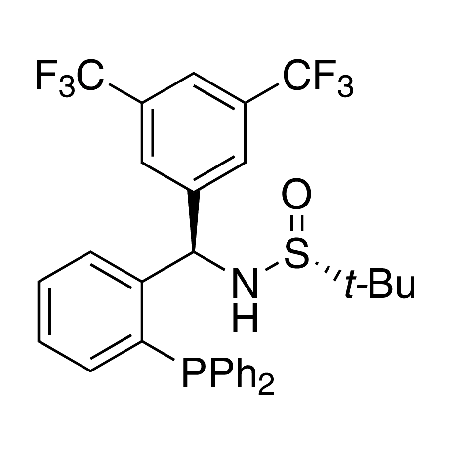 [S(R)]-N-[(R)-[3,5-Bis(trifluoromethyl)phenyl][2-(diphenylphosphino)phenyl]methyl]-2-methyl-2-propanesulfinamide, 95%