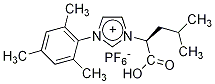 1-(2,4,6-Trimethylphenyl)-3-[(2S)-4-methylpentanoic acid]imidazolium hexafluorophosphate, min. 95%