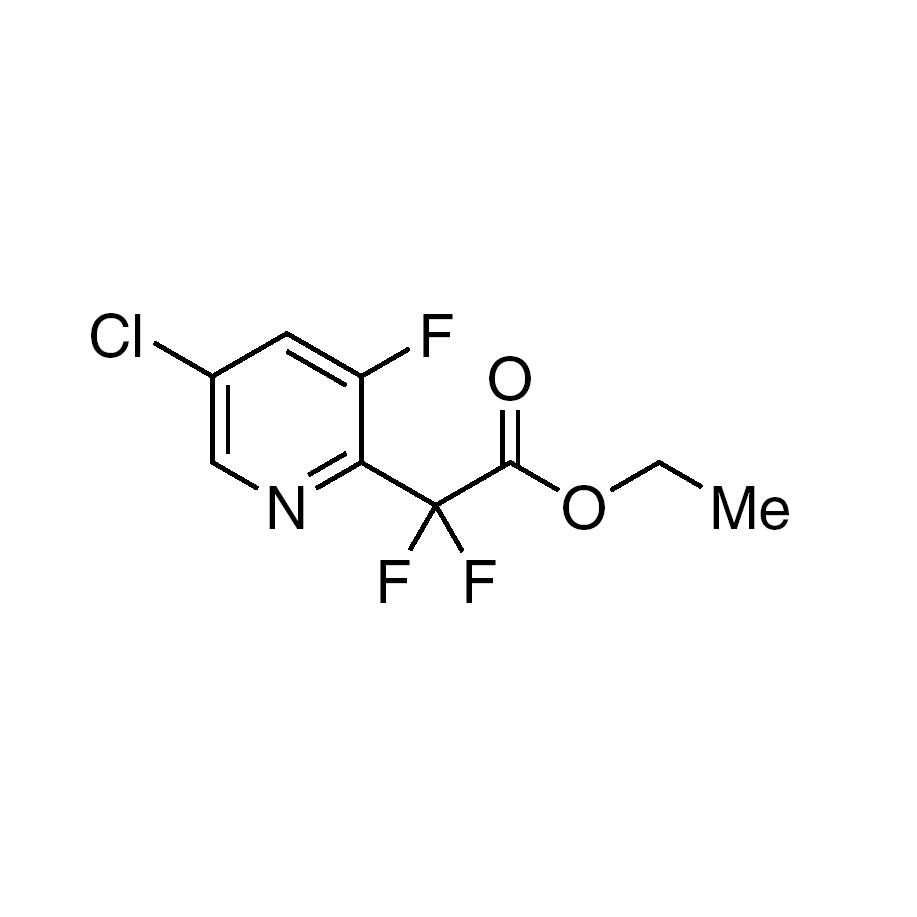 Ethyl 2-(5-chloro-3-fluoropyridin-2-yl)-2,2-difluoroacetate, 95%