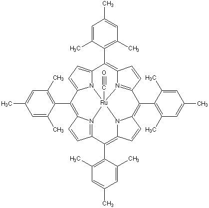 Carbonyl[5,10,15,20-tetrakis(2,4,6-trimethylphenyl)-21H,23H-porphinato]ruthenium(II), min. 98%