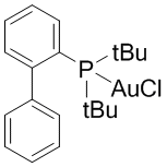 Chloro[2-(di-t-butylphosphino))-1,1'-biphenyl]gold(I), 99%