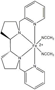 (2R,2'R)-(-)-[N,N'-Bis(2-pyridylmethyl]-2,2'-bipyrrolidinebis(acetonitrile)iron(II) hexafluoroantimonate  Fe(R,R-PDP) White-Chen Catalyst