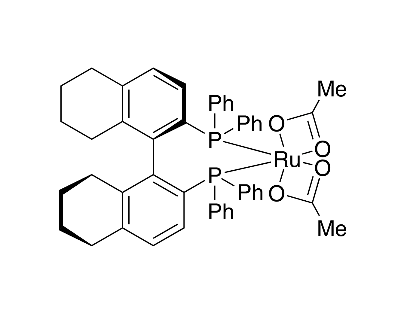 Diacetato[(R)-(+)-2,2'-bis(diphenylphosphino)-5,5',6,6',7,7',8,8'-octahydro-1,1'-binaphthyl]ruthenium(II) Ru(OAc)₂[(R)-H₈-binap]