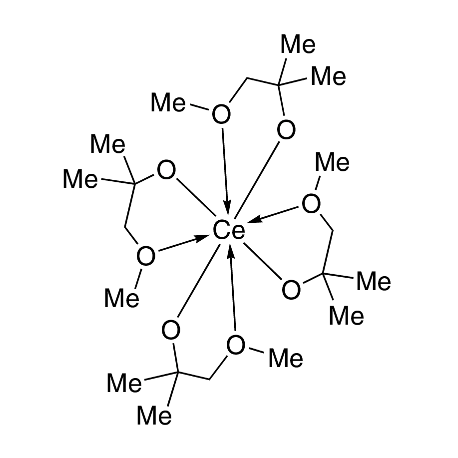 Tetrakis[1-(methoxy)-2-methyl-2-propanolato] cerium, [Ce(mmp)4], 98%