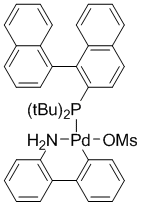 Methanesulfonato(2-di-t-butylphosphino-1,1'-binaphthyl)(2'-amino-1,1'-biphenyl-2-yl)palladium(II),  min. 95% [TrixiePhos Palladacycle Gen. 3]
