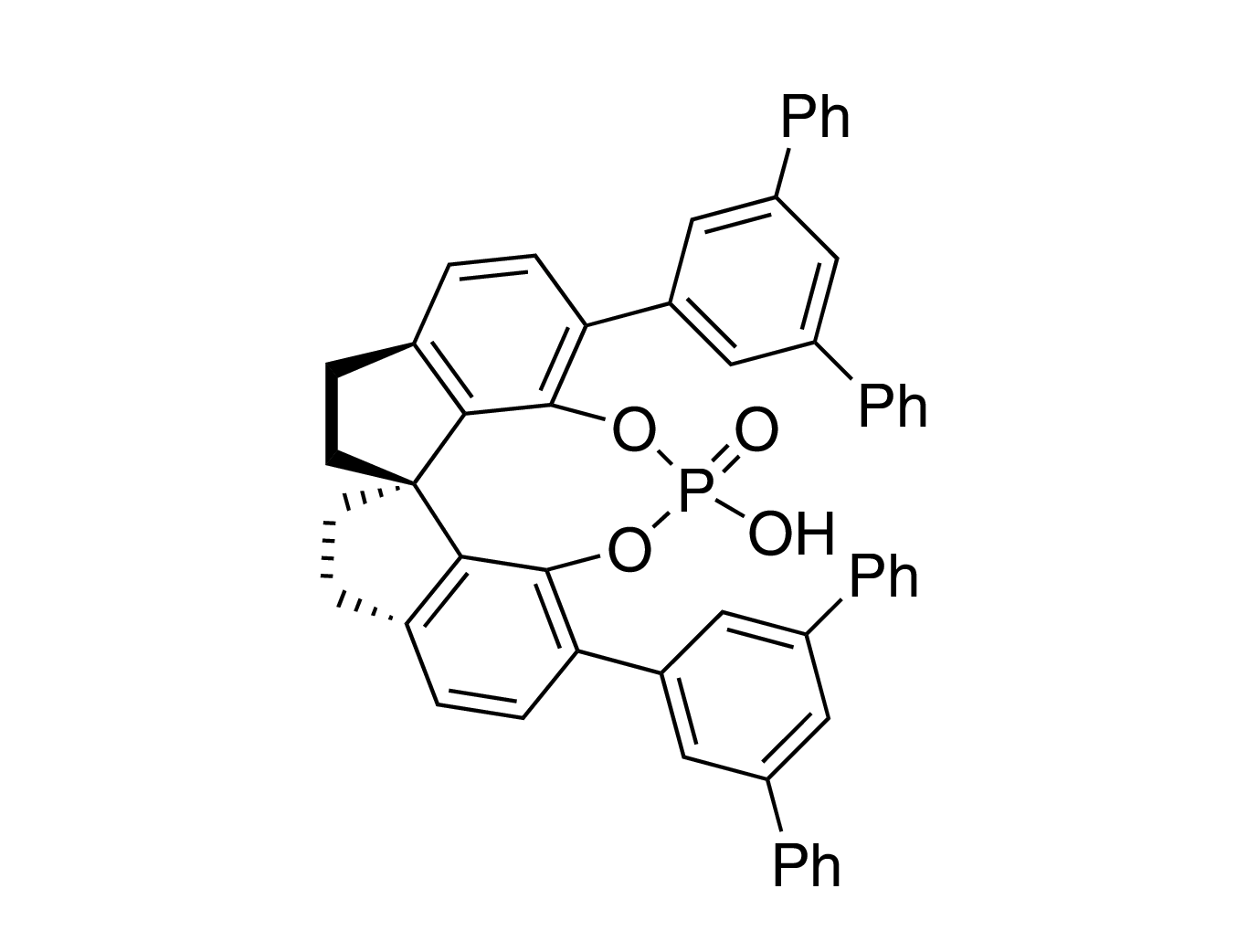 (11aR)-3,7-Bis([1,1':3',1''-terphenyl]-5'-yl)-10,11,12,13-tetrahydro-5-hydroxy-5-oxide-diindeno[7,1-de:1',7'-fg][1,3,2]dioxaphosphocin, 98% (99% ee)