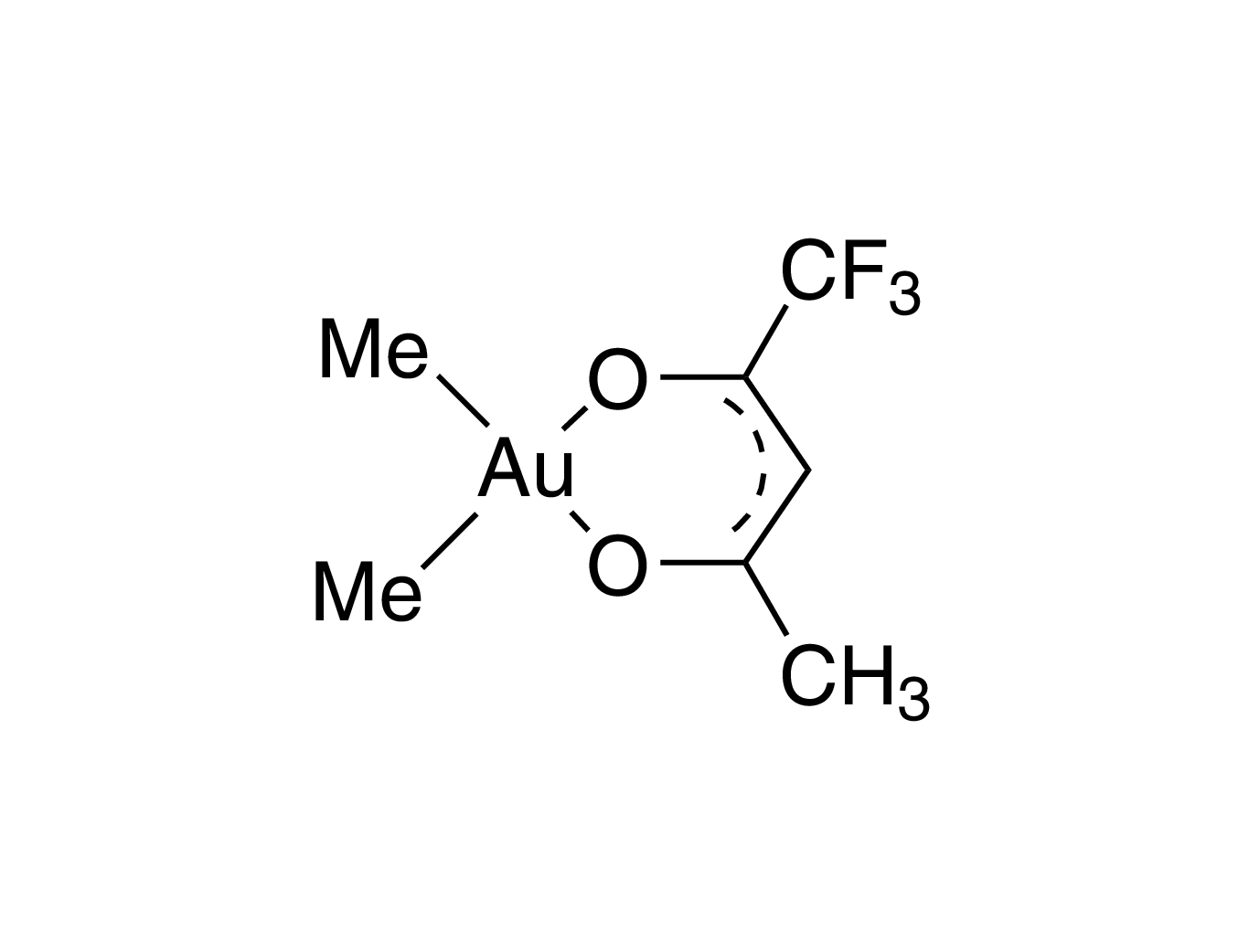 Dimethyl(trifluoroacetylacetonate)gold(III), 98% (99.9%-Au)
