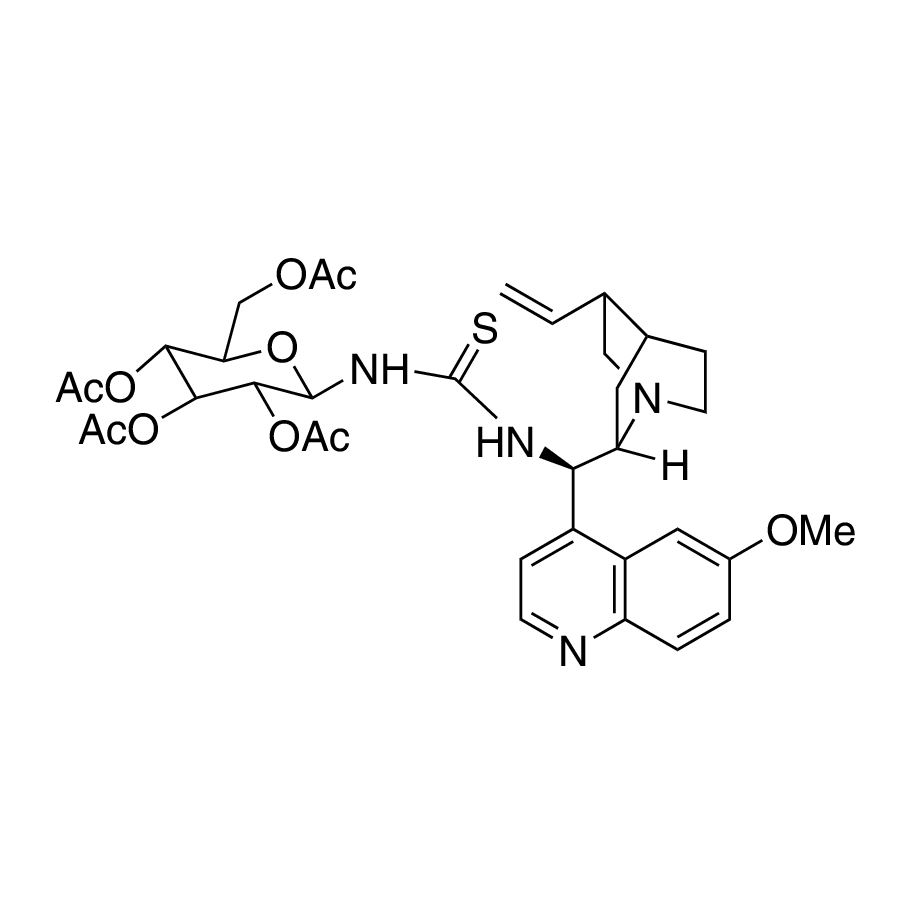 N-[(8α,9R)-6'-Methoxycinchonan-9-yl]-N'-(2,3,4,6-tetra-O-acetyl-β-D-glucopyranosyl)thiourea, 98%