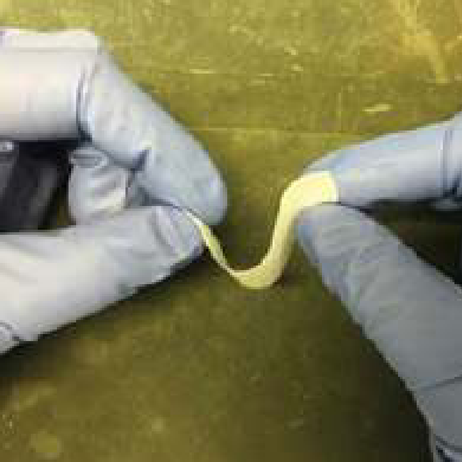 Zirconium 1,4-dicarboxybenzene MOF (UiO-66)/PVDF membrane (60/40 wt.%)
