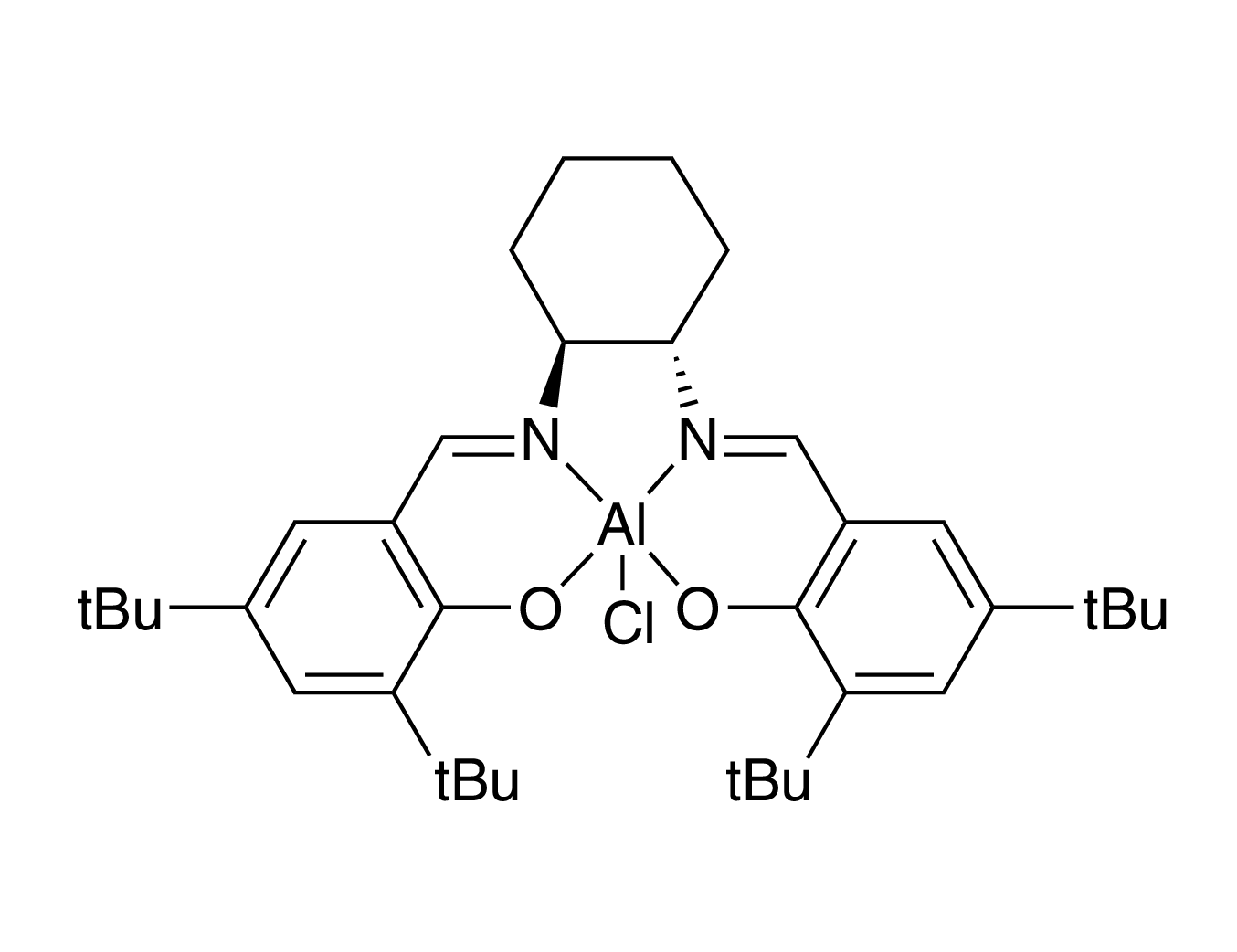 (1S,2S)-(+)-[1,2-Cyclohexanediamino-N,N'-bis(3,5-di-t-butylsalicylidene)]aluminum(III) chloride, 98%