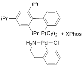 Chloro{[X-Phos][2-(2-aminoethylphenyl]palladium(II)}/[X-Phos] admixture (molar PdP/P = 1:1)