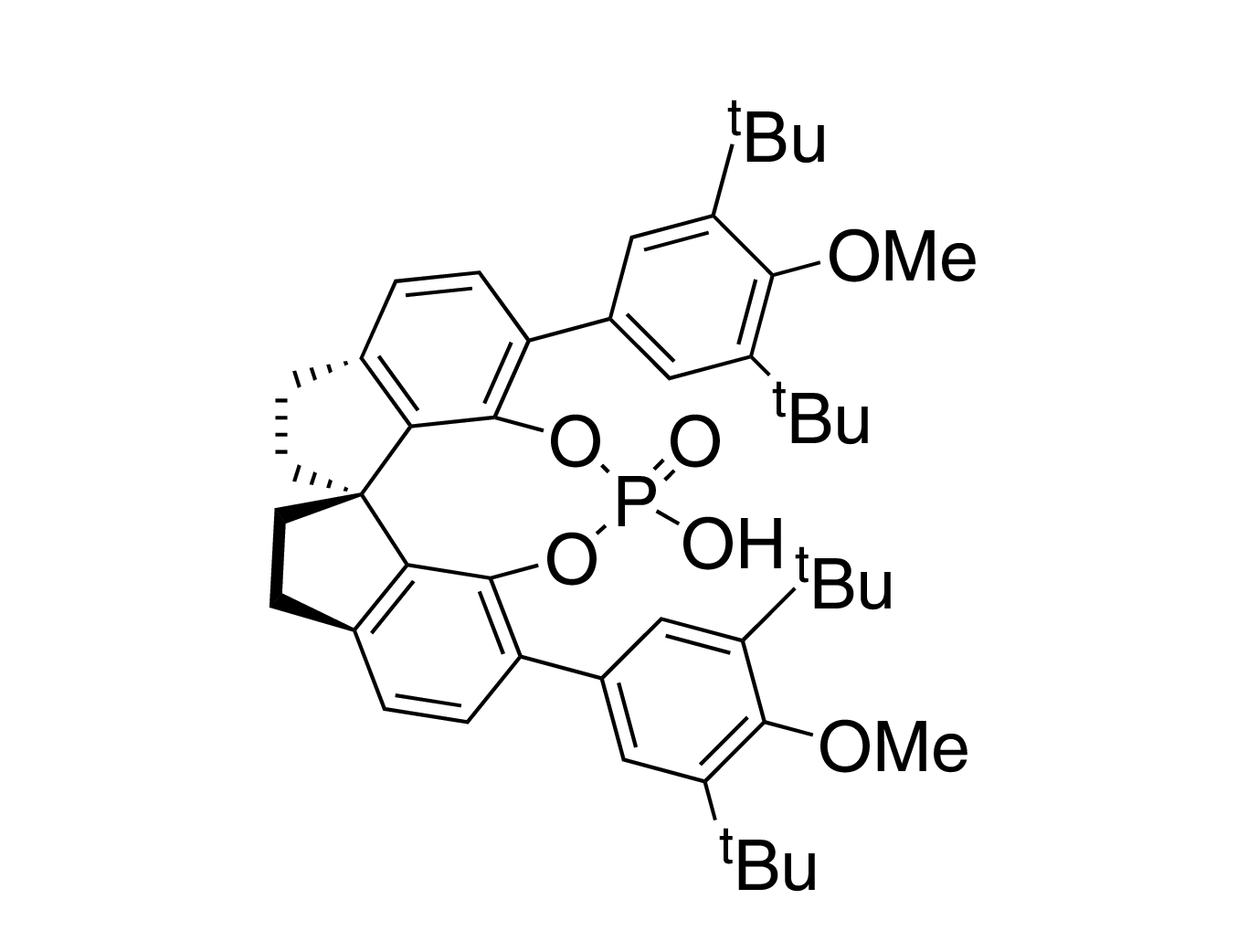 (11aS)-3,7-Bis[3,5-bis(tert-butyl)-4-methoxyphenyl]-10,11,12,13-tetrahydro-5-hydroxy-5-oxide-diindeno[7,1-de:1',7'-fg][1,3,2]dioxaphosphocin, 98% (99% ee)