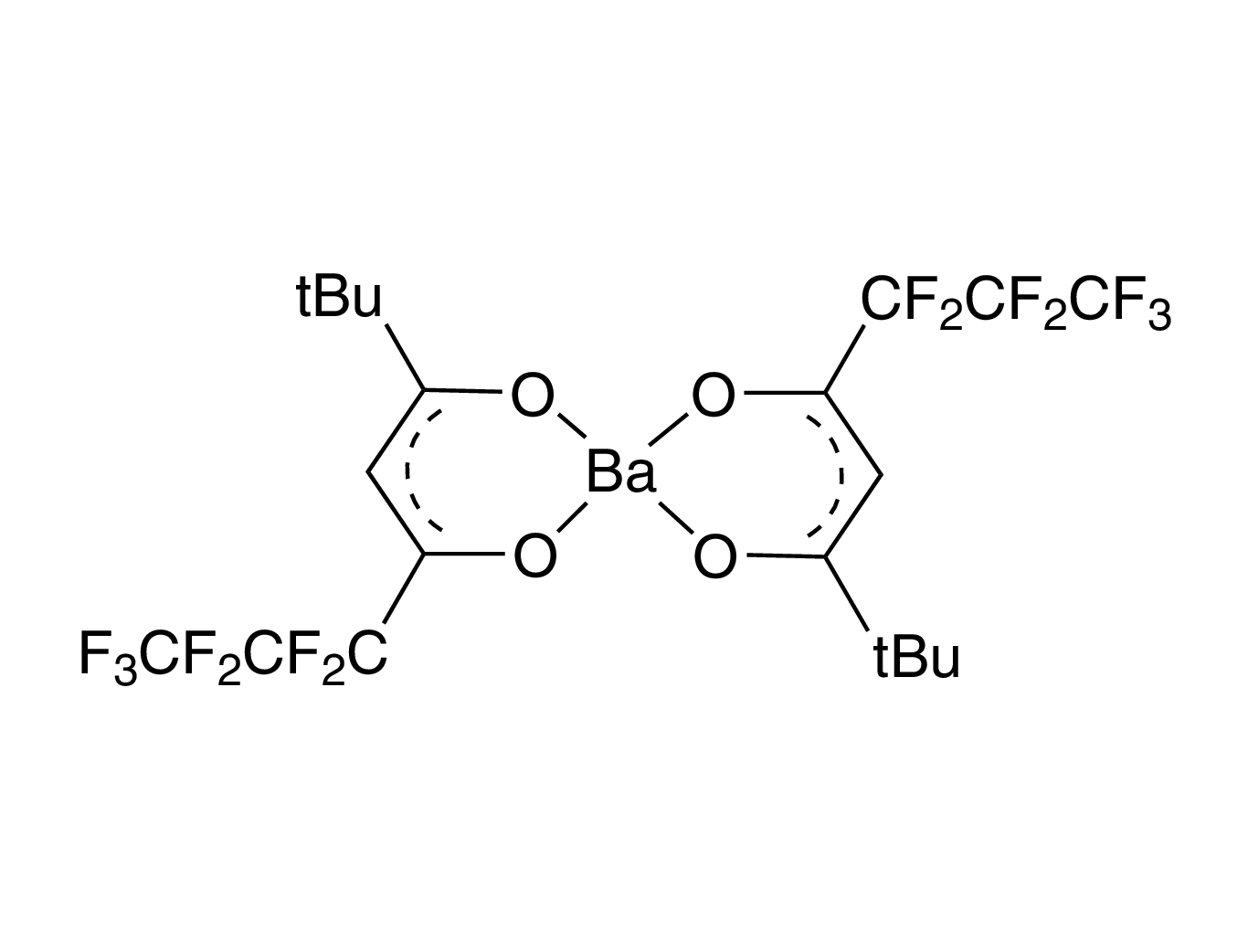 Bis(6,6,7,7,8,8,8-heptafluoro-2,2-dimethyl-3,5-octanedionate)barium [Ba(FOD)₂]