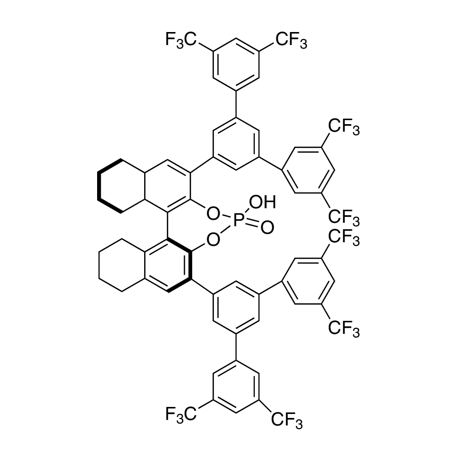 (11bS)-8,9,10,11,12,13,14,15-Octahydro-4-hydroxy-2,6-bis[3,5-bis[3,5-bis(trifluoromethyl)phenyl]phenyl]-4-oxide-dinaphtho[2,1-d:1',2'-f][1,3,2]dioxaphosphepin, 98%, (99% ee)