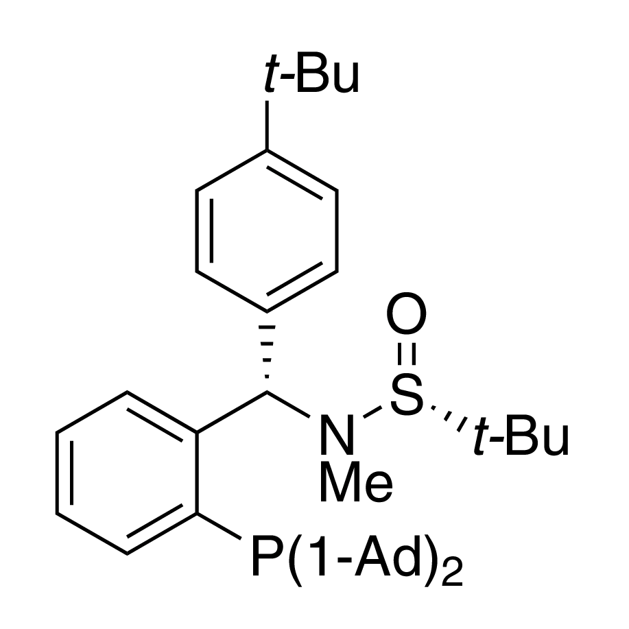 [S(R)]-N-[(S)-(4-(tert-Butyl)phenyl)[2-(diadamantanphosphino)phenyl]methyl]-N,2-dimethyl-2-propanesulfinamide, 95%