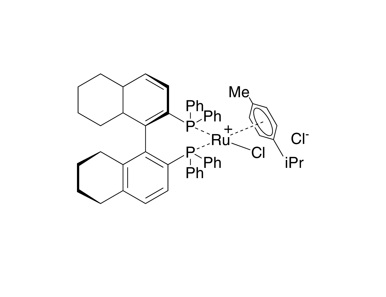 Chloro[(R)-(+)-2,2'-bis(diphenylphosphino)-5,5',6,6',7,7',8,8'-octahydro-1,1'-binaphthyl](p-cymene)ruthenium(II) chloride [RuCl(p-cymene)((R)-H₈-binap)]Cl