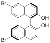 (R)-(-)-6,6'-Dibromo-1,1'-bi-2-naphthol, 98% (99% ee)