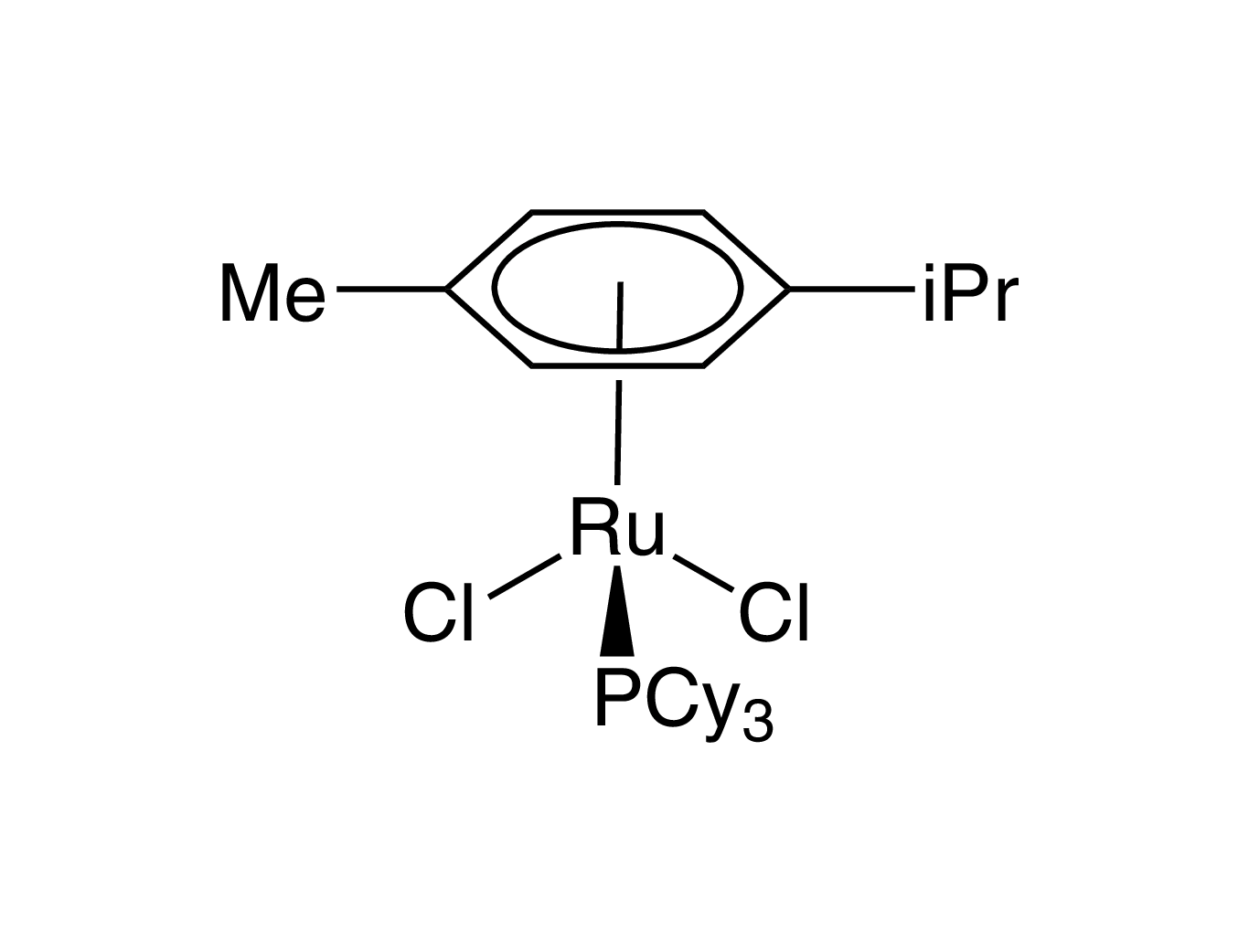 Dichloro(p-cymene)tricyclo­hexylphosphineruthenium(II), min. 97%