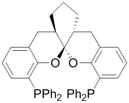 (+)-1,13-Bis(diphenyl)phosphino-(5aR,8aR,14aR)-5a,6,7,8,8a,9-hexahydro-5H-[1]benzopyrano [3,2-d]xanthene, 97%  (R,R,R)-(+)-Ph-SKP