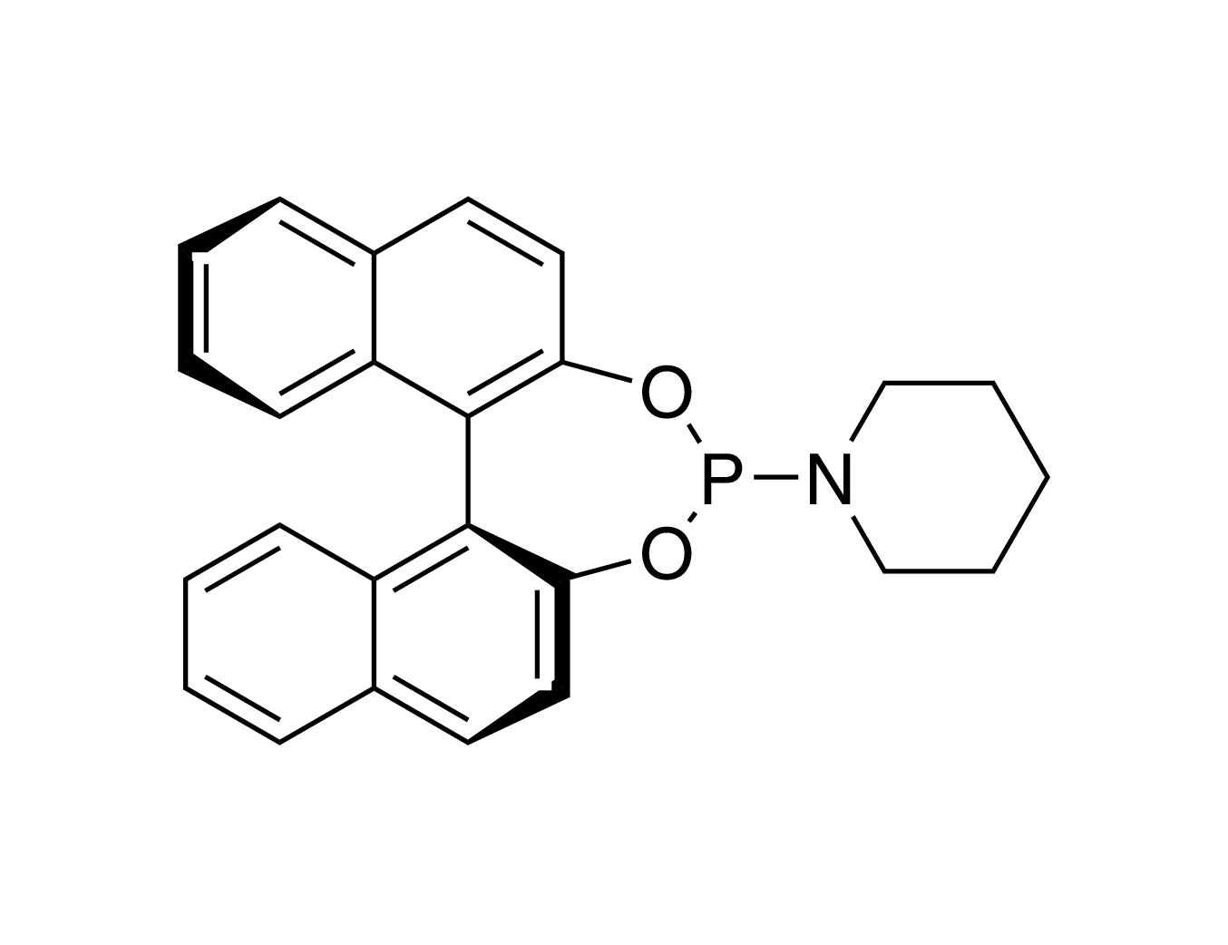 (S)-(+)-(3,5-Dioxa-4-phospha-cyclohepta[2,1-a;3,4-a']dinaphthalen-4-yl)piperidine, min. 97% (S)-PipPhos