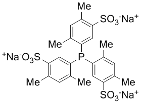 Tris(4,6-dimethyl-3-sulfonatophenyl)phosphine trisodium salt hydrate, min. 97% TXPTS