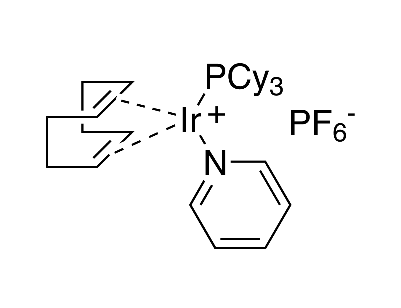 (Tricyclohexylphosphine)(1,5-cyclooctadiene)(pyridine)iridium(I)hexafluorophosphate, 99% CRABTREE'S CATALYST