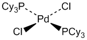 trans-Dichlorobis(tricyclohexylphosphine)palladium(II), 99%