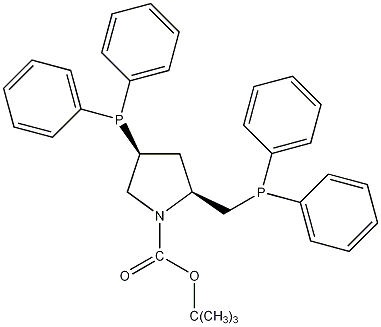 (2S,4S)-(-)-2-(Diphenylphosphinomethyl)-4-(diphenylphosphino)-N-(t-butoxycarbonyl)pyrrolidine, min. 97% (S,S-BPPM)