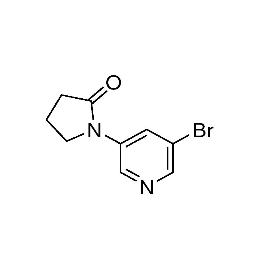 1-(5-Bromopyridin-3-yl)pyrrolidin-2-one, 95%